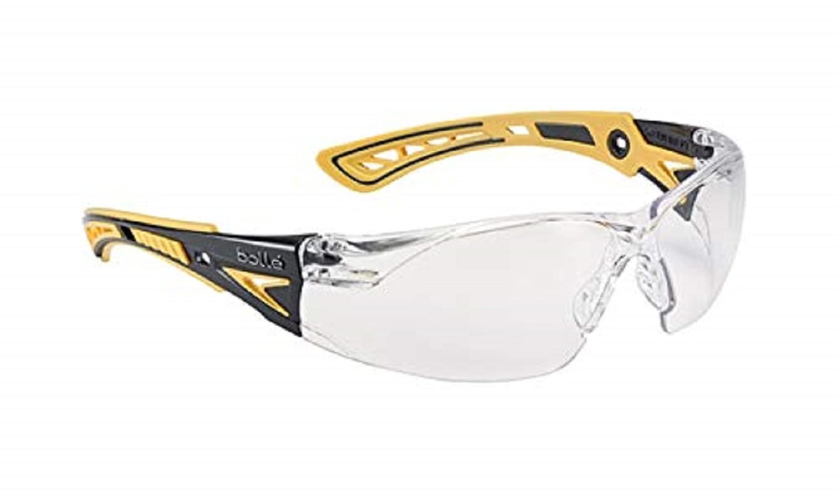 Bollé RUSHPPSIY One Size "Rush+" Safety Spectacles - Yellow/Black