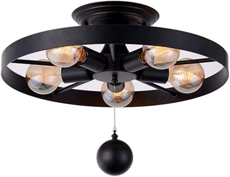 lámpara de techo colgante de iluminación vintage lámpara LED antigua