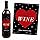 Valentines wine bottle labels