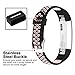 iGK Silicone Replacement Bands Compatible for Fitbit Alta and Fitbit Alta HR, Newest Adjustable Sport Strap Smartwatch Fitness Wristbands Silicone Pink