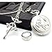 yourbestchoice Full Metal Alchemist Pocket Watch Necklace Ring Edward Elric Anime Cosplay Gift