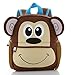 LovelySprouts Toddler Animal Backpack | Little Kids Backpack | Baby Boys Girls Preschool Kindergarten | Monkey