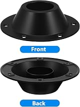 PartyKindom RV Table Base Mount w/ Screws Camper Aluminum Flush Bracket 12 Holes view 4