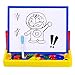 Wishland Magnetic Board Tabletop Learning Easeltoys /Magnetic Chalk Dry Erase Board Toddler Toys (2 Functions)