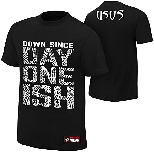 WWE The Usos Down Since Day One Ish Authentic T-Shirt Black