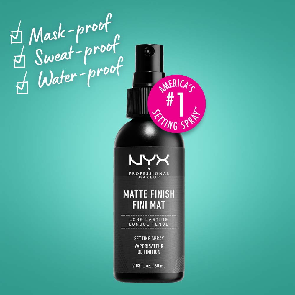 NYX PROFESSIONAL MAKEUP Makeup Setting Spray, Matte Finish : Foundation Makeup : Beauty