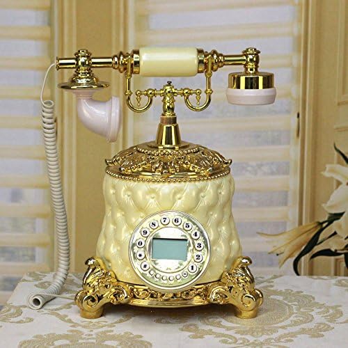 Antique telephones resin carved antique retro phone handset telephone Continental 5123A