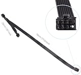 HALOULENI PCIe 8Pin to Dual 8Pin(6+2) Male Power Cable for Corsair PSU view 7