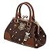 Bioworld Harry Potter Celestial Kiss Lock Handbag, Brown and Gold