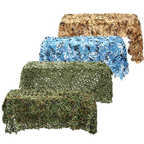 FuriGer Woodland Camo Netting,Camouflage Net for Camping Military Blind Hide Hunting Shooting Hide Fishing Shelter,Party Decoration on Halloween Christmas,Jungle Sunscreen Net,6.5ftx13ft (2mx4m)