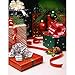 KOMIWOO Pack of 24 Christmas Ribbon Pull Bows 5-inch Wide, Assorted Xmas Gift Wrapping Ribbon Accessories for Christmas, Bows, Wine Bottles, Baskets, Great Present Decorations