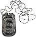 Christian Christ Religion Jesus St Michael Archangel Double Sided Pewter Logo Symbols - All Metal Military Dog Tag Luggage Tag Key Chain Metal Chain Necklace