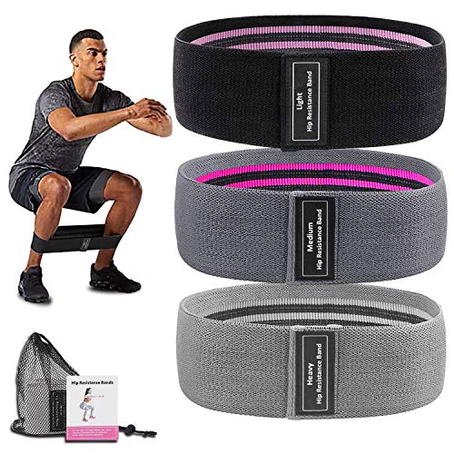 Elastic-Workout-Bands-Long-Fabric-Resistance-Bands-Thick-Set-Loop-Equipment-Fit-Body-Home-Training-Gym-Fitness-Booty-Legs-Thighs-Arm-Butt-Yoga-PilatesHip-Exercise-Bands-for-Working-Out-Men-Women