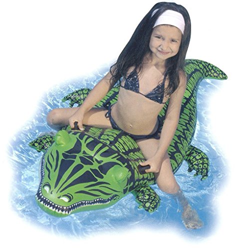 Intex Giant Gator Ride-On, 80" X 45", for Ages 3+