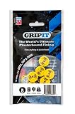 GripIt Drywall Anchor Fixing Kit Holds Up To 157 Pounds or 71 Kilograms Of Weight. Perfect For Hanging Heavy Such as Mirrors, Curtains and Blinds on Plasterboard Walls.. Removable and Reusable Screws (8 Pack)