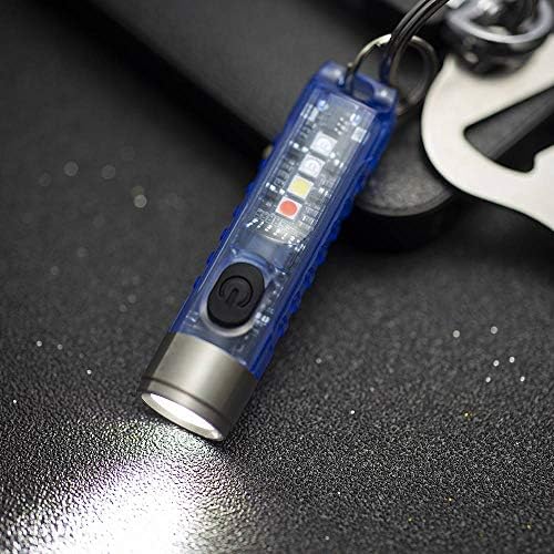 Rechargeable Keychain Flashlights1200 Lumens EDC COB Work Light 7 Modes Emergency Keychain Light For Walking Searching Hiking - 39