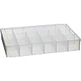 Darice Clear S Organizer Storage Case, 10.25” x 6.75” x 1.625” – Snap-Tight Bead Holder with 17 Compartments, Also for Sequin