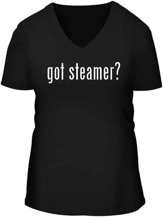 Amazon.com: got steamer? - A Nice Women's Short Sleeve V-Neck T-Shirt
