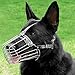 BRONZEDOG Dog Muzzle Wire Basket Metal Mask for Small, Medium and Large Dogs, Breathable, Dog can Drink, Adjustable, Padded, Training, Prevents Biting (Size 5: Belgian Malinois & Golden Retriever)