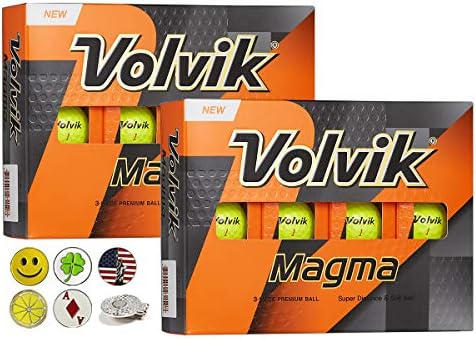 Volvik Magma Long Distance Non-Conforming Illegal Golf Balls 2 Dozen (24 Balls) Gift Set Bundel Volvik Magma Long Distance Non-Conforming Illegal Golf Balls 2 Dozen (24 Balls) Gift Set Bundel