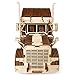 UGEARS Models 3-D Wooden Puzzle - Mechanical Heavy Boy Truck VM-03 Wooden Model Kit for Adults and Teens