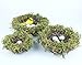 Delicaft Set of 2 (6''& 8'') Handmade Dry Natural Moss,Rattan and Twig Bird's NestFor Home Decor
