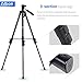Albott 64 Inch Travel Tripod Portable Aluminium Lightweight with Carrying Bag for Cameras Video