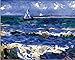 DIY Home Decor Digital Canvas Oil Painting by Number Kits Worldwide Famous Oil Painting The Saintes Ocean by Van Gogh 16 * 20 inch.