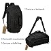 ArcEnCiel Men Gym Bag Backpack Rucksack Tactical Military Molle Shoulder Bags Waterproof Shoes Storage Sports Handbag Camping (Black)