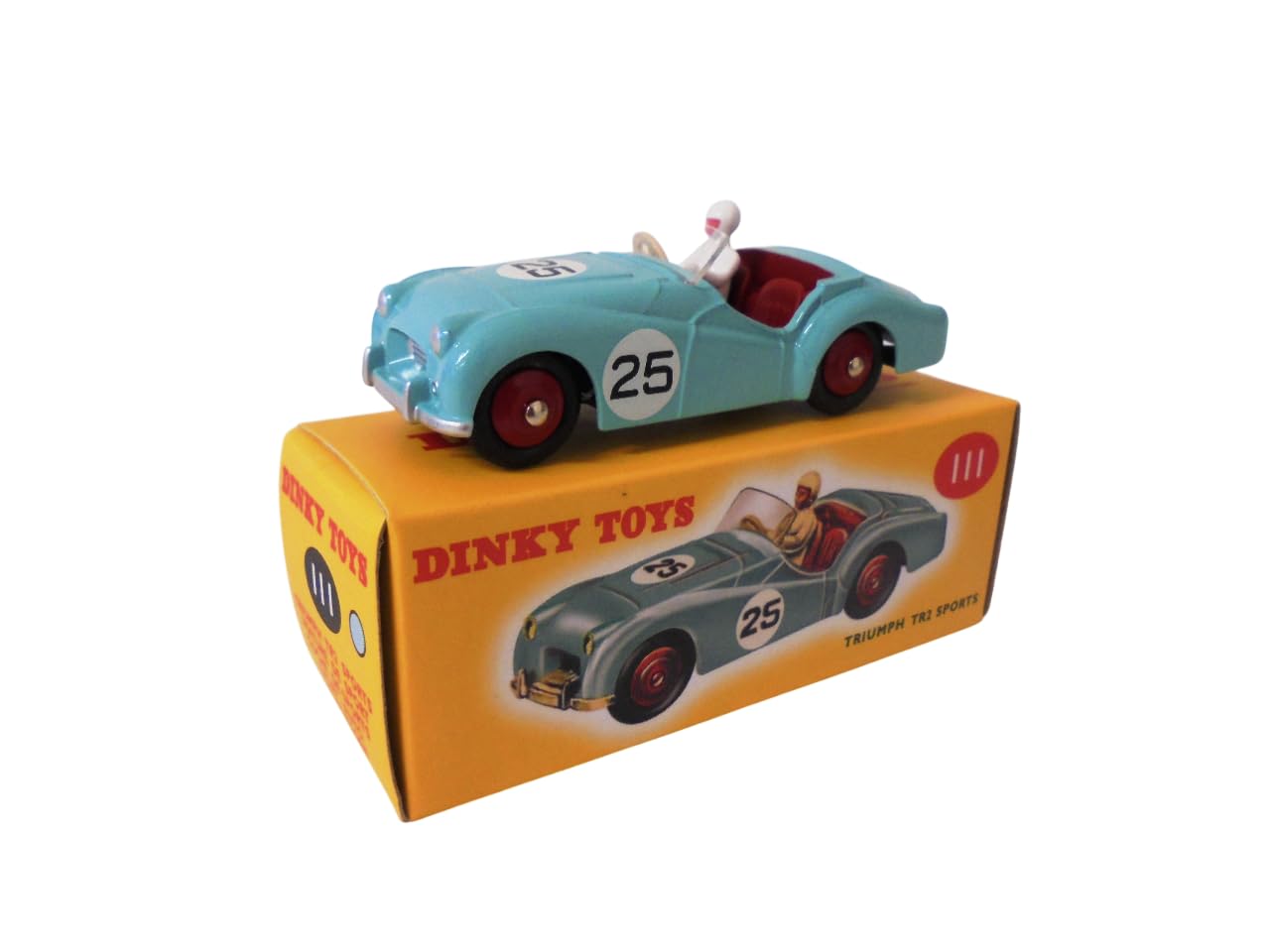 OPO 10 - Triumph TR2 Sports blue - 1/43 DINKY TOYS Miniature Car 111