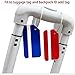 Mini Skater 7Pcs 6 inch Durability Stainless Steel Wire Keychain Key Ring Cable Ring for Custom Personalized Luggage Name Metal Tag Travel Bag Suitcase,7 Assorted Colors