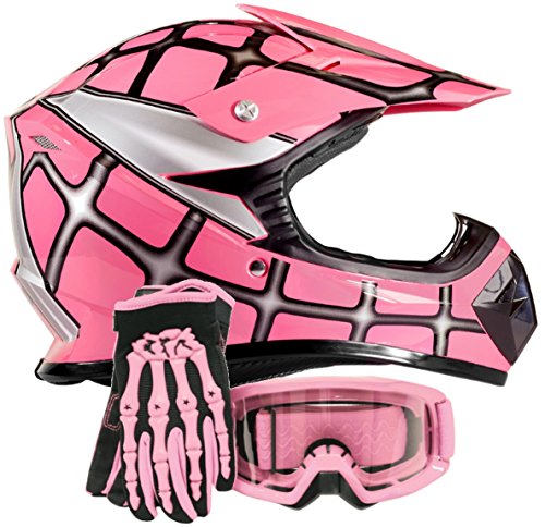 Four Wheeler Girls Dirt Bike Helmet Utv Helmet Youth ATV Helmet