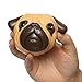 TEEGOMO Cute Pug Dog Khaki Shar Pei Animal Squishies Slow Rising Kids Gift Fun Collection Stress Relief Toy