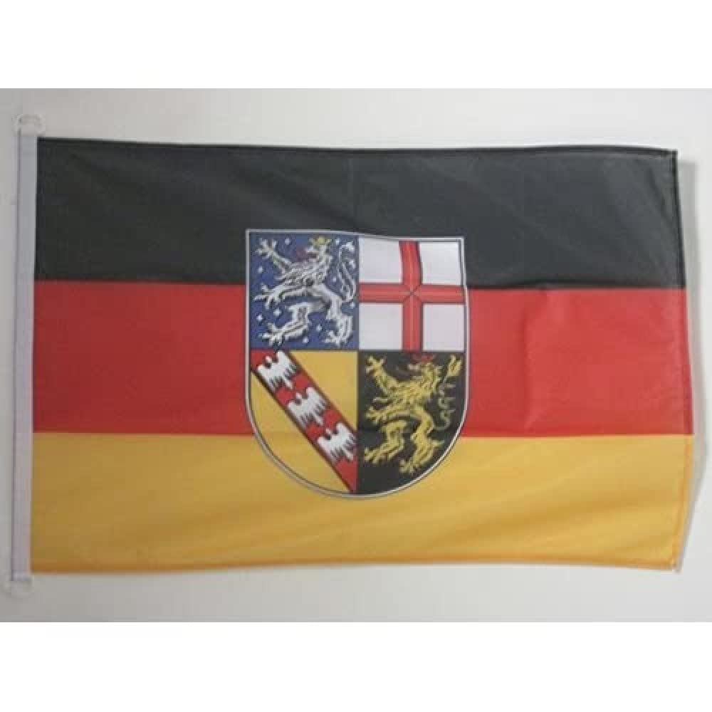 AZ FLAG Sarre Nautical Flag 18'' x 12'', Germany, German region of Sarre flags 30 x 45 cm, Banner 12x18 in for boat — image 1