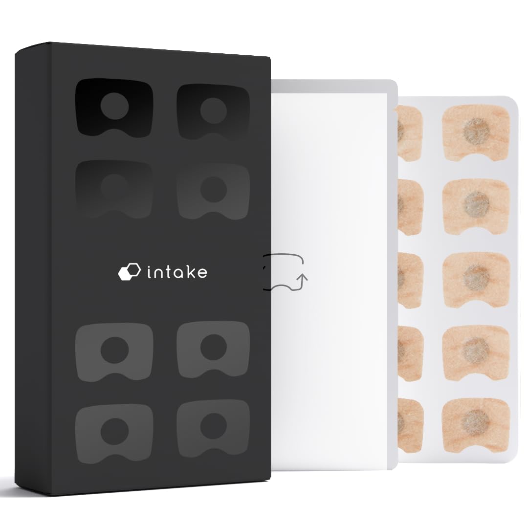 Intake Breathing Refill Tabs (90 Count) – Magnetic Nasal Strips for Sleeping – Snoring Solution – for Better Breathing, Sleep & Exercise, All-Night Comfort
