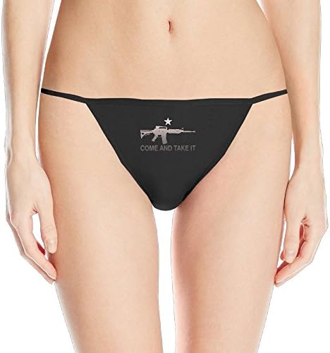 AR-15 Come And Take It Logo Print Womens G String Underwear Tee Collection Sexy Panties