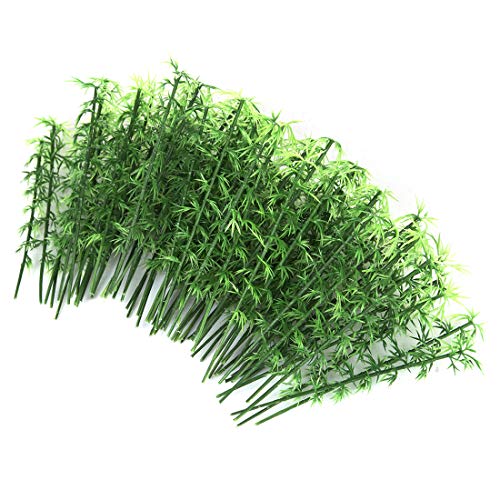 Lingxuinfo 100Pcs 15cm Model Bamboo Trees Miniature Landscape Bamboo Trees Ho Scale Trees Model Train Scenery Landscape Sand Table Railways Layout Scenery