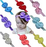 Baby Girl Headbands With Bows Perfect for Newborns/Toddlers Cute Knotted Bow Headwrap