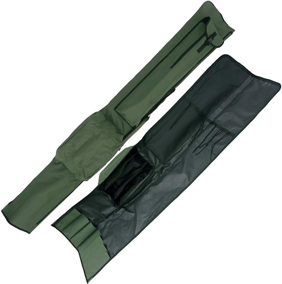 Carp Fishing Tackle Rod Holdall Bag For 3 Made Up & 3 Unmade Rods