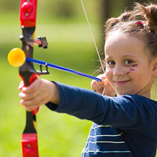Zonon 24 Pack 16.5 Inch Archery Sports Series Toy Replacement Arrows Secure Sucker Arrow for Children Beginners - Thumbnail 4
