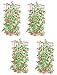 Gardener’s Supply Company Lifetime Tomato Cages | Heavy Gauge Sturdy Garden Plant Supports for Vegetables and Other Climbing Plants | No Assembly Needed - Red (Set of 4)