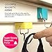 Purture All-Purpose Magnetic Hooks, Super Strong Magnetic Hooks, Colorful Locker Magnets, Powerful Magnet Hooks for Refrigerator, Locker, Home and Office Use, Set of 6