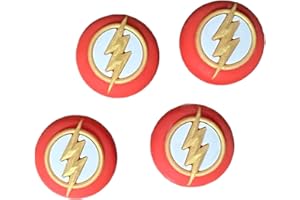 DC Comics DC Universe Controller Thumb Grip Silicone Caps Compatible for Playstation PS5 PS4 PS4 Pro Slim PS3 PS2 Xbox One 36