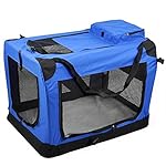 go2buy Folding Zippered Dog Soft Crate Kennel for Pet Indoor&Outdoor Use with Straps (XXX-Large: 40-Inch)