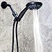6 Function Handheld Shower Head Kit - High Pressure, Removable Hand Held Showerhead With Hose & Mount And Adjustable Rainfall Spray, 2.5 GPM - Oil-Rubbed Bronze