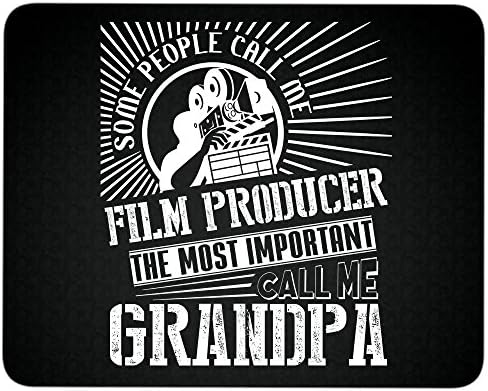 I'm A Film Producer Mouse Pad, Call Me Grandpa great gift idea Mousepad(Mouse Pad - Black)