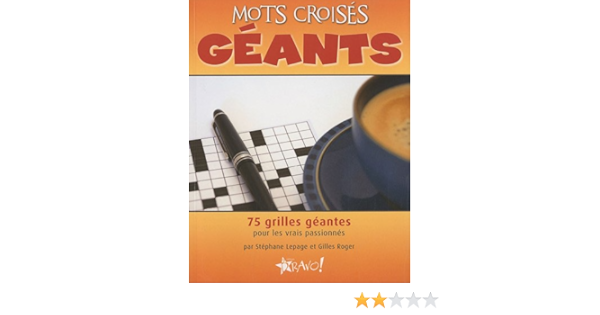Mots Croises Geants Amazon Es Lepage Stephane Roger Gilles Libros En Idiomas Extranjeros