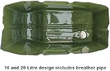 Faithfull 20 Litre Steel Jerry Can UN & UK Certified Green Fuel Container view 7