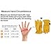 Kim Yuan Leather Work Gloves for Gardening/Cutting/Construction/Motorcycle M 1 Pair