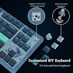Womier K87 TKL Mechanical Keyboard, RGB